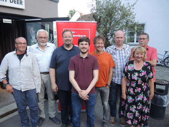 Unser neuer Vorstandsvorsitzender: Jan Zingg (in der Mitte vorne)